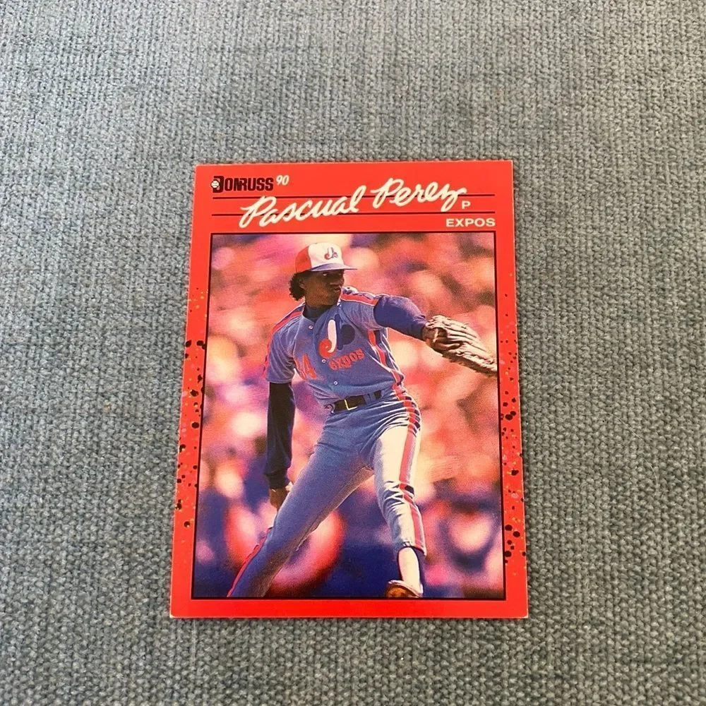 1990 Donruss Montreal Expos Baseball Card Trading Card